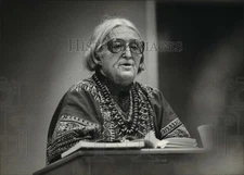 1980 Press Photo Author Meridel LeSueur - mja66647