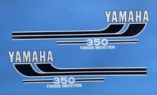 1975Yamaha RD 350 fuel tank decals SET, OEM SPECS, NOS STYLE
