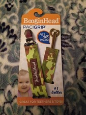 Boogin Head Pacigrip For Teethers  Toys "Camo" Fits All Pacis  New
