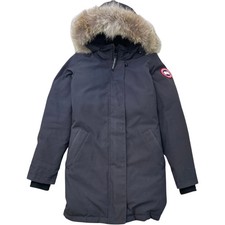 Canada Goose Women's Victoria Parka Down Jacket Navy S