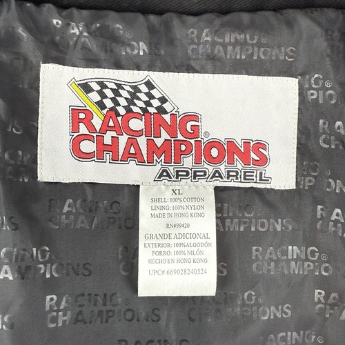 Vintage Nascar Bomber Jacket Men's Size XL Ford Racing Champions Apparel Y2K EUC - Picture 2 of 20