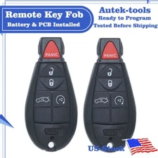 2 For 2010 2011 2012 Dodge Durango / 2008 2009 2010 Chrysler 300 Remote Key Fob