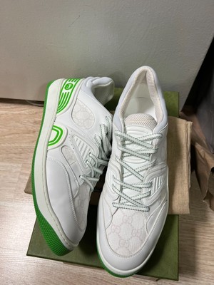 MEN Gucci Basket Low White Demetra Green | eBay display picture 3