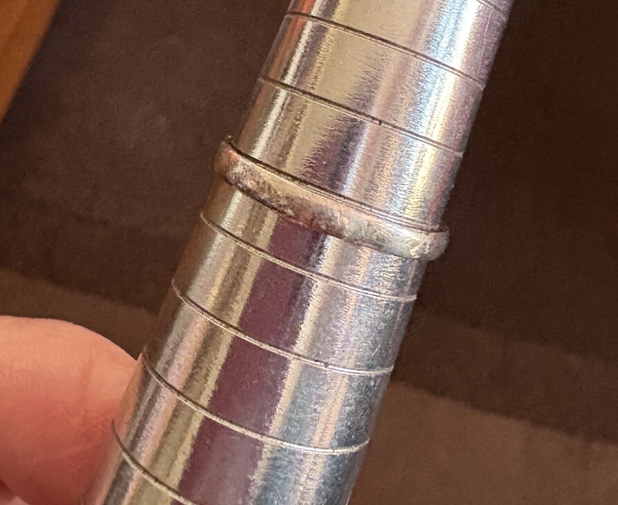 STUNNING-SOLID SILVER BAND RING WITH 4 HEARTS SIZ… - image 13