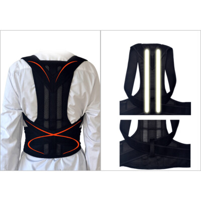 Back Posture Correction Corrector Support Shoulder Brace Belt Therapy Men Women