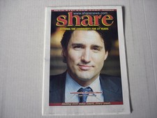 Prime Minister JUSTIN TRUDEAU on cover rare magazine 2015 