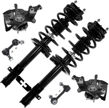 Front Knuckles Wheel Hub Struts Spring Sway Bars for 2007-2009 2010 Mazda CX-9