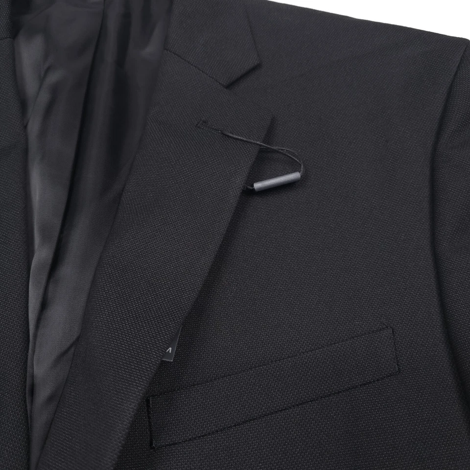 $395 Marc New York por Andrew Marc Casselman Traje Negro Sólido Para Hombre Talla 38R X 31 Foto 4 de 4