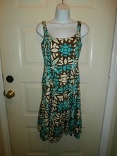 NEW NWT Nine West Size 2  XSMALL Flare Cotton SPANDEX Tea Dress $99