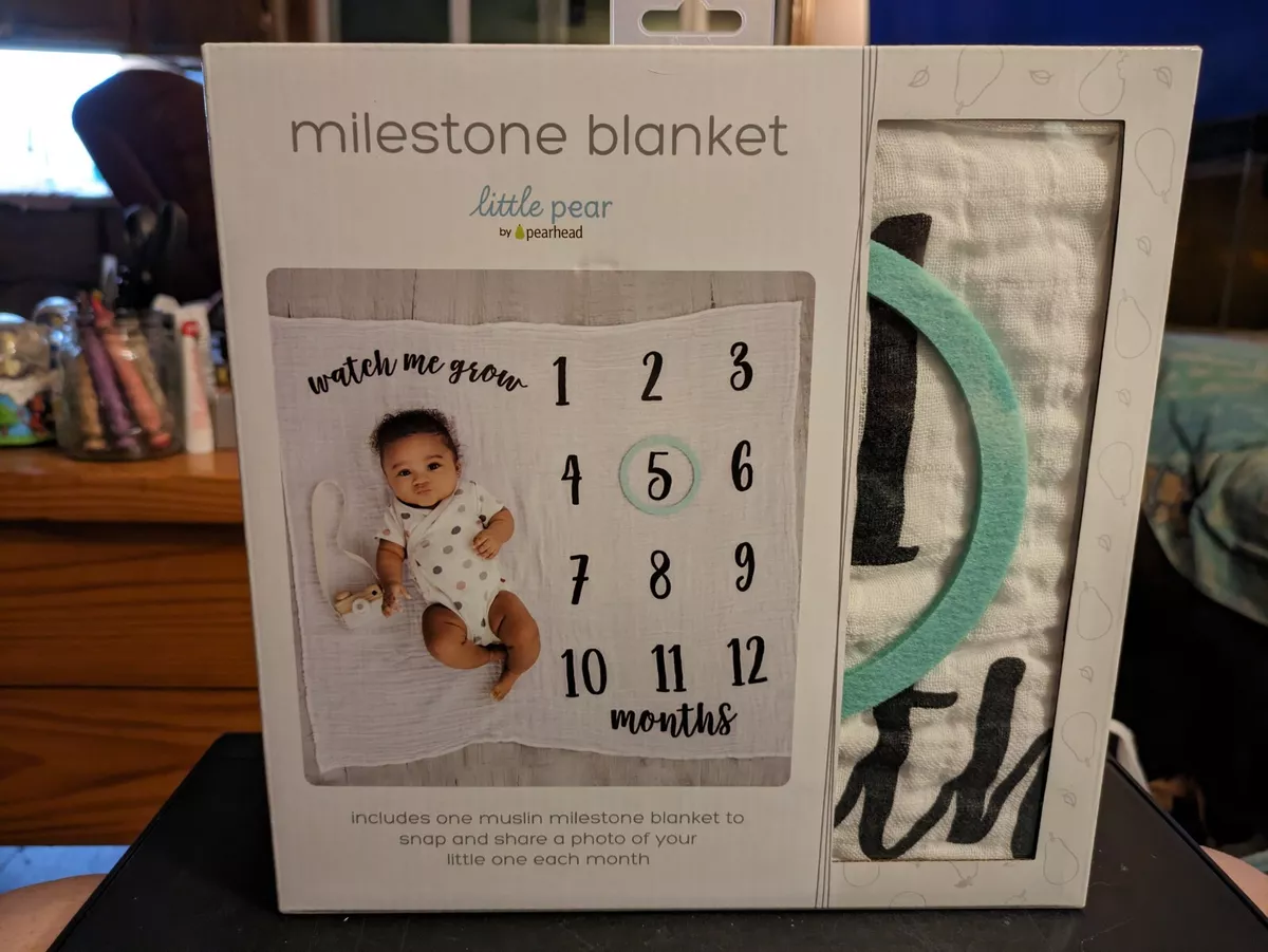 Baby milestone blanket ebay sale