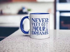 Follow Your Dreams Coffee Mug, Ceramic Coffee Mug with Sayings, Perfect Gift
