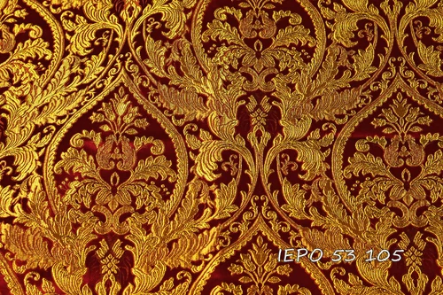 greek Church Liturgical Vestments Metallic Brocade Fabric - IERO 53 (10 colors)