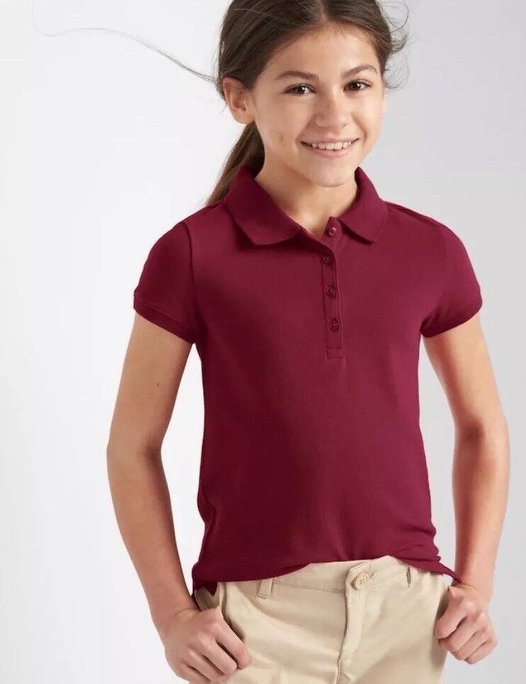 Gap Cheap SALE Start Kids Girl Inexpensive Uniform Short Sleeve Polo Red XL Tee Shirt Extra T