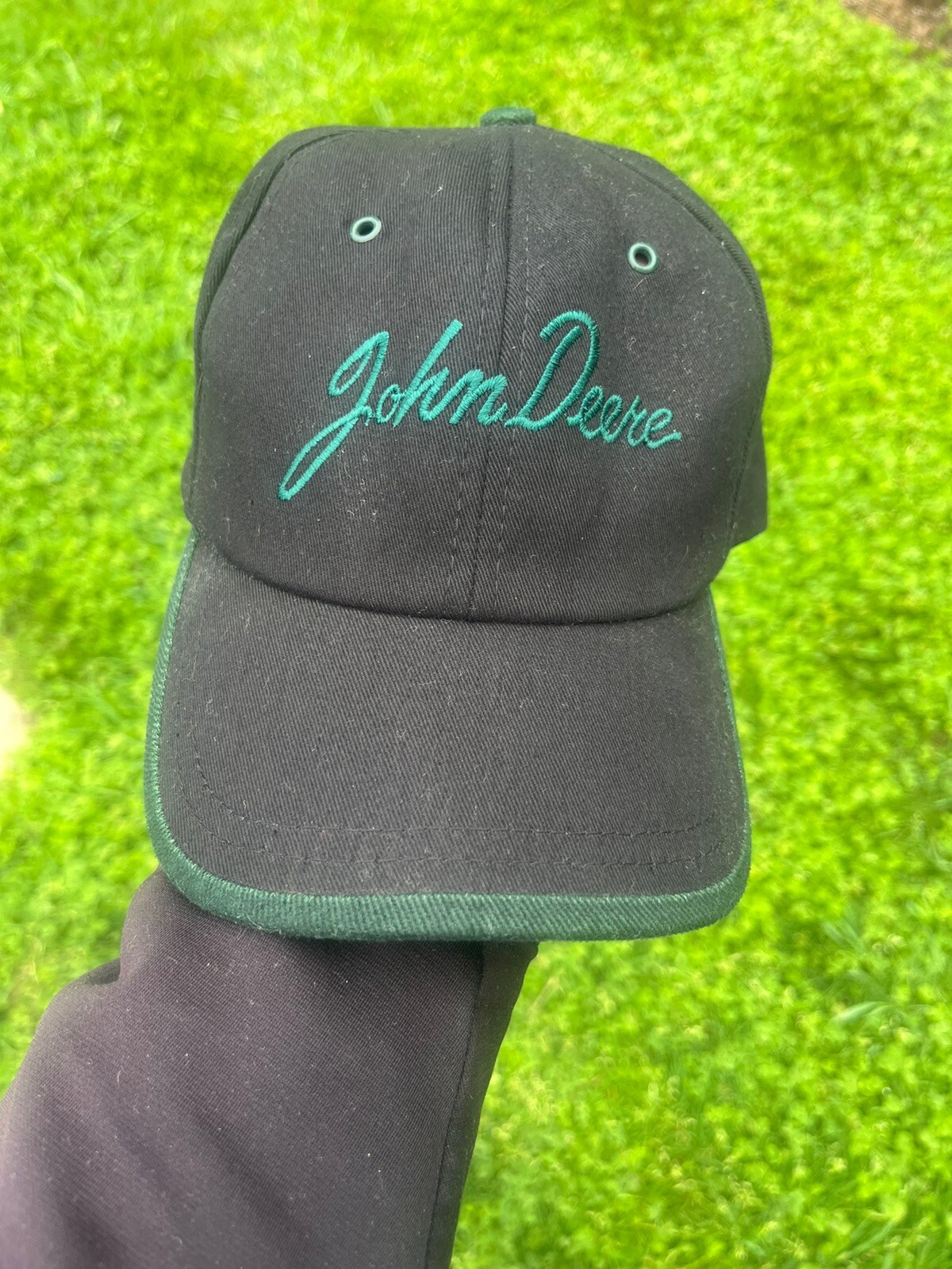 Vintage John Deere Script Strapback Baseball Outd… - image 11