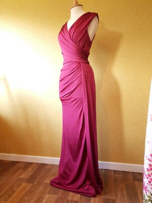 PHASE EIGHT Maxikleid rosa Party griechisch Gr. 12 Abend lang Hochzeit Party