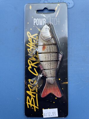 SEALED (2) PowrCatch Bass Crusher Articulated FISHERMAN BAIT FISH LURE Set  | eBay