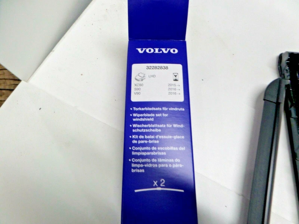 Kit de limpiaparabrisas original Volvo XC90 V90 S90L V90CC 32282838, 32341610 OE OEM Foto 2 de 3