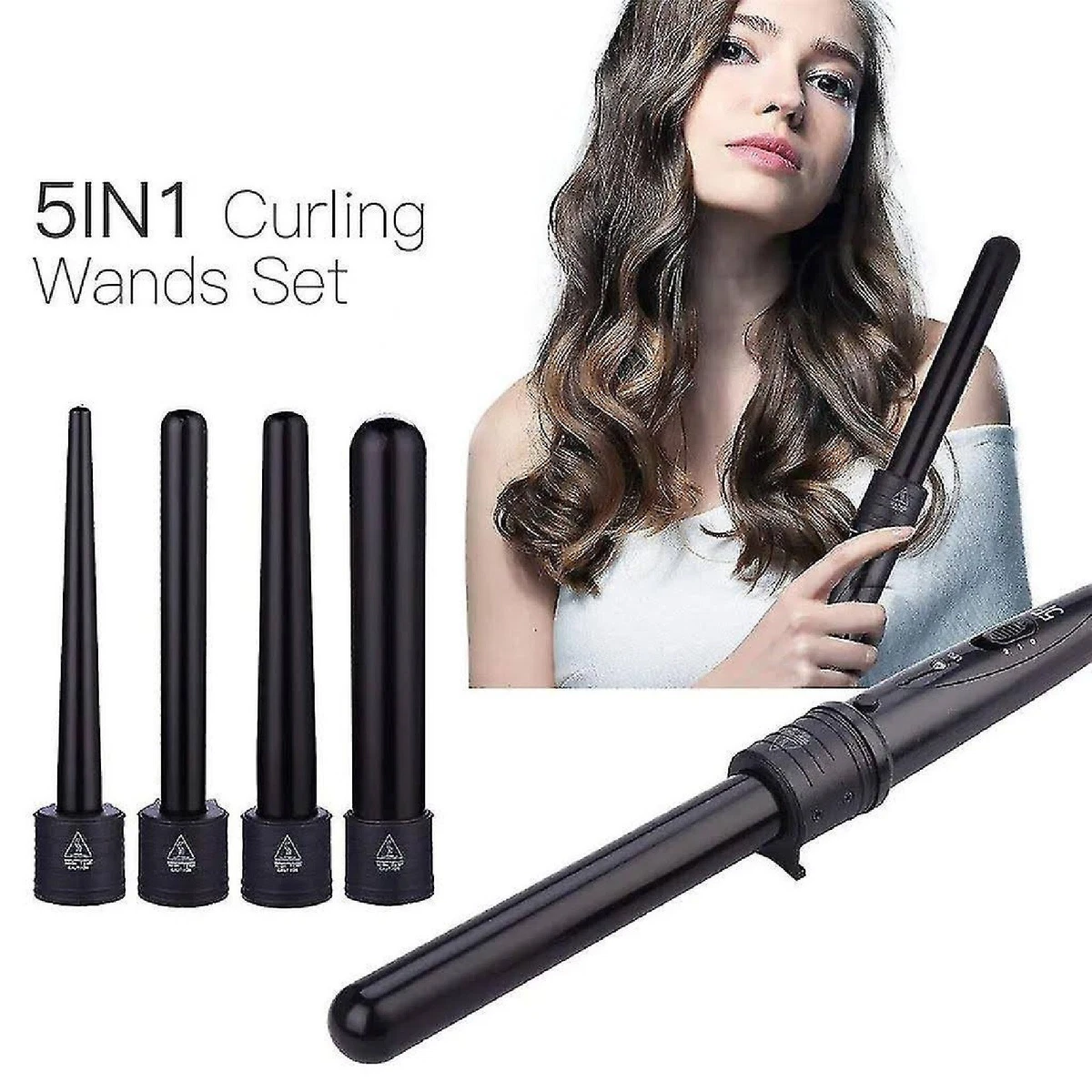 Interchangeable top hair curler