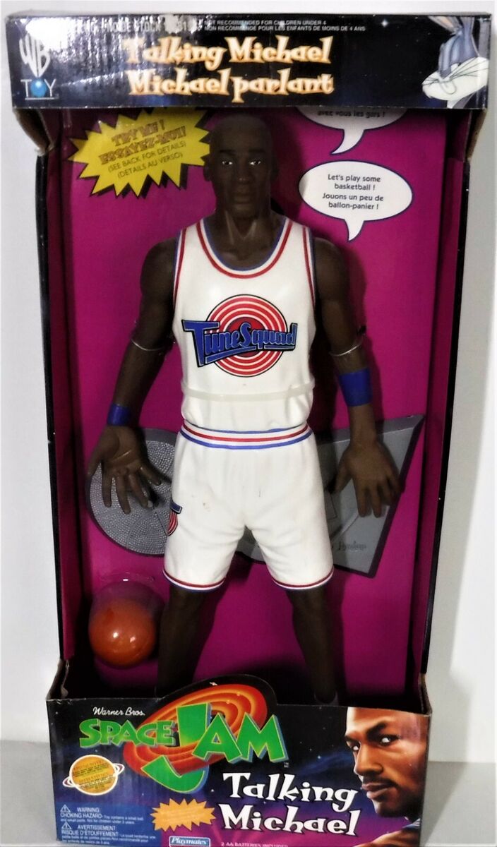 WARNER BROS SPACE JAM TALKING MICHAEL JORDAN 1996 TOY BY WARNER BROS SPACE JAM TALKING MICHAEL JORDAN 1996 TOY BY