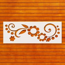 Floral Boho Mandala Stencil Template Reusable for Wall Art, DIY Crafts, Fabric P