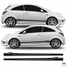 Arrow Side Racing Stripes For Vauxhall Corsa D VXR SRI Vinyl Sticker Graphics