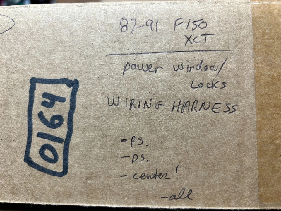 87-91 Ford F-150 - XLT Interruptor de cerradura y ventana de puerta eléctrica Arnés de cableado todo Foto 2 de 4