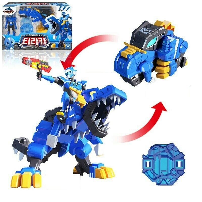 MINI FORCE X Miniforce Super Dino Power Tran Head Robot VOLT