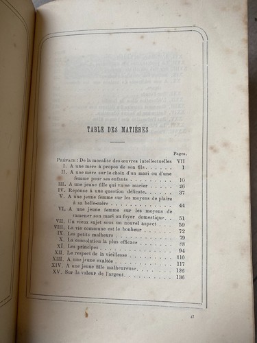 Œuvres de Mme Louise D'ALQ: la vie intime 1881 Bureaux des causeries familières - Foto 3 di 4