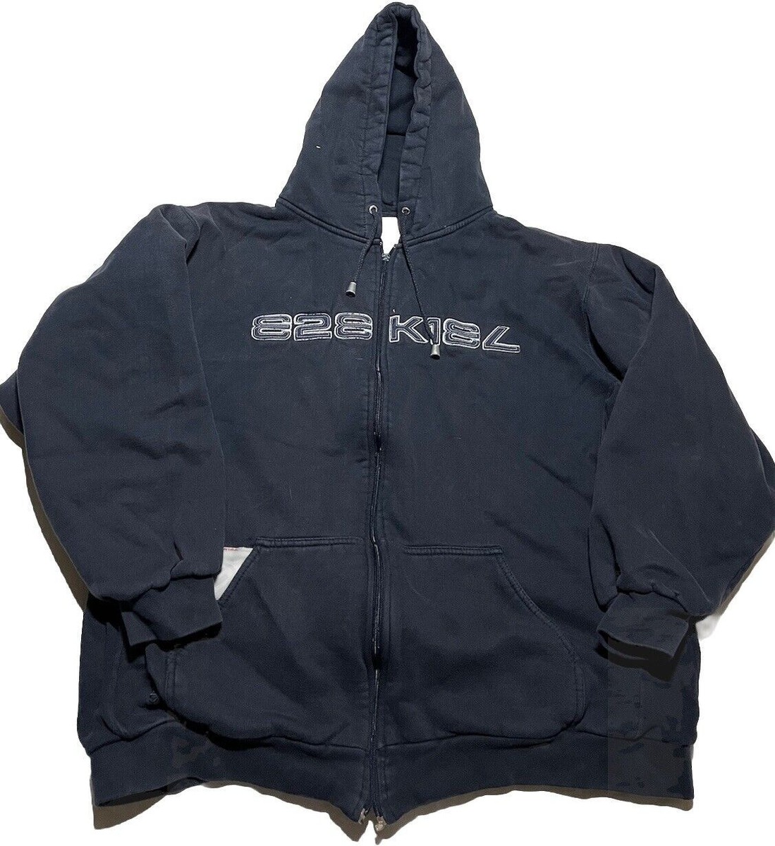 Vintage Ezekiel Hoodie Size Large Surf Skate Y2K Black Skater AQ2
