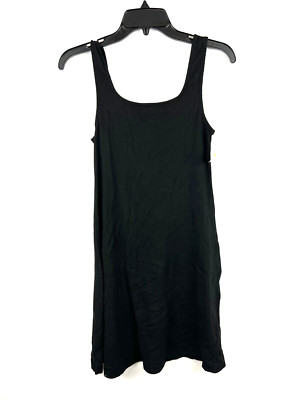 Three Dots Womens Heritage Knit Dress Black X-Small