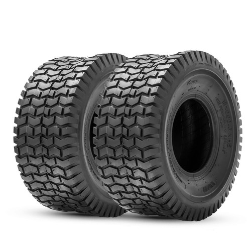 Set 2 15x6.006 Lawn Mower Tires 15x6x6 4Ply Heavy Duty Garden Turf