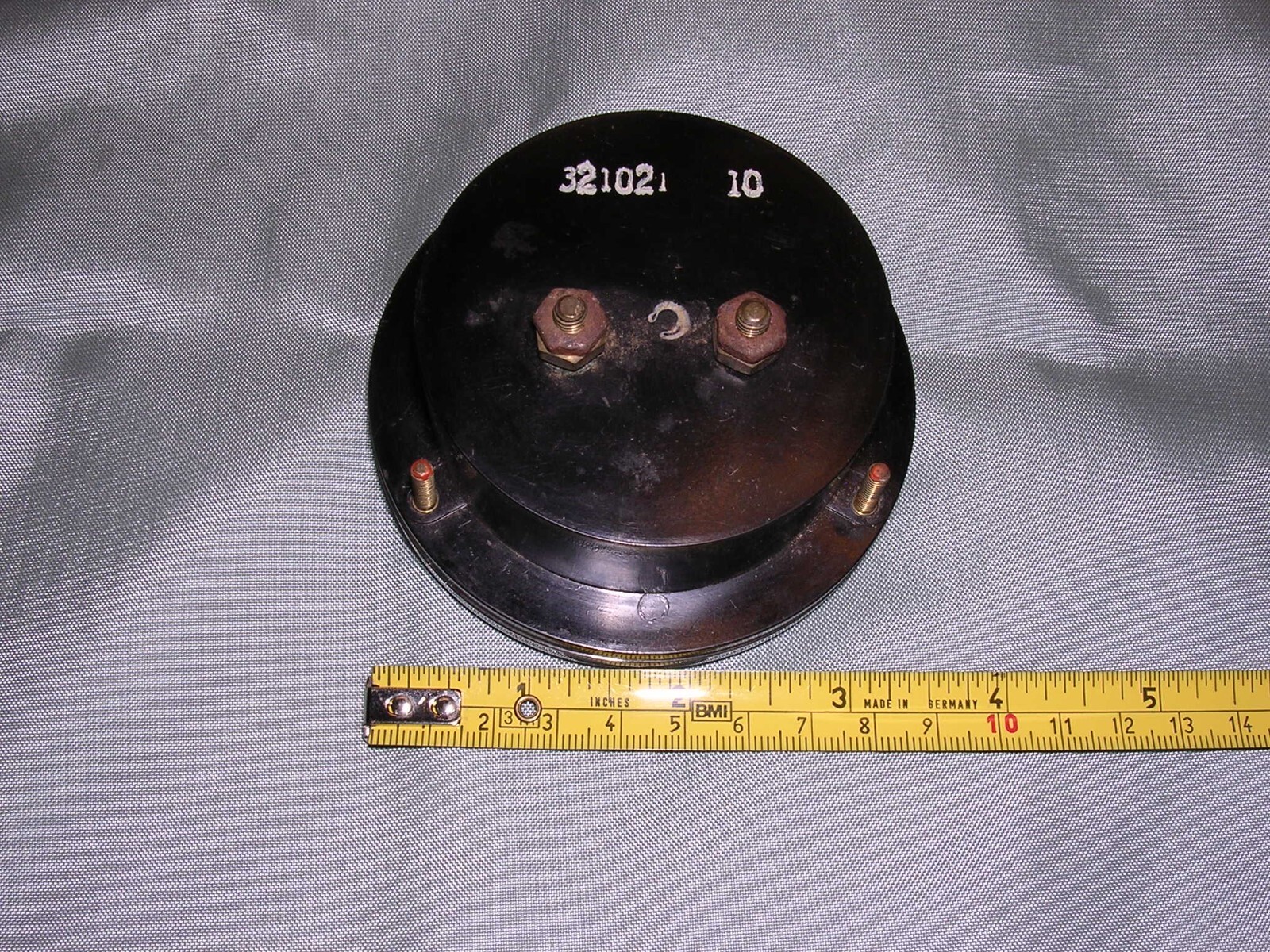 Vintage Triplett Model 331-PL 0-50 VAC Panel Meter, 3 1/2" Dia. - Tested