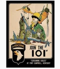 Vietnam War Paratrooper Recruitment Poster PHOTO 101st US Army Airborne