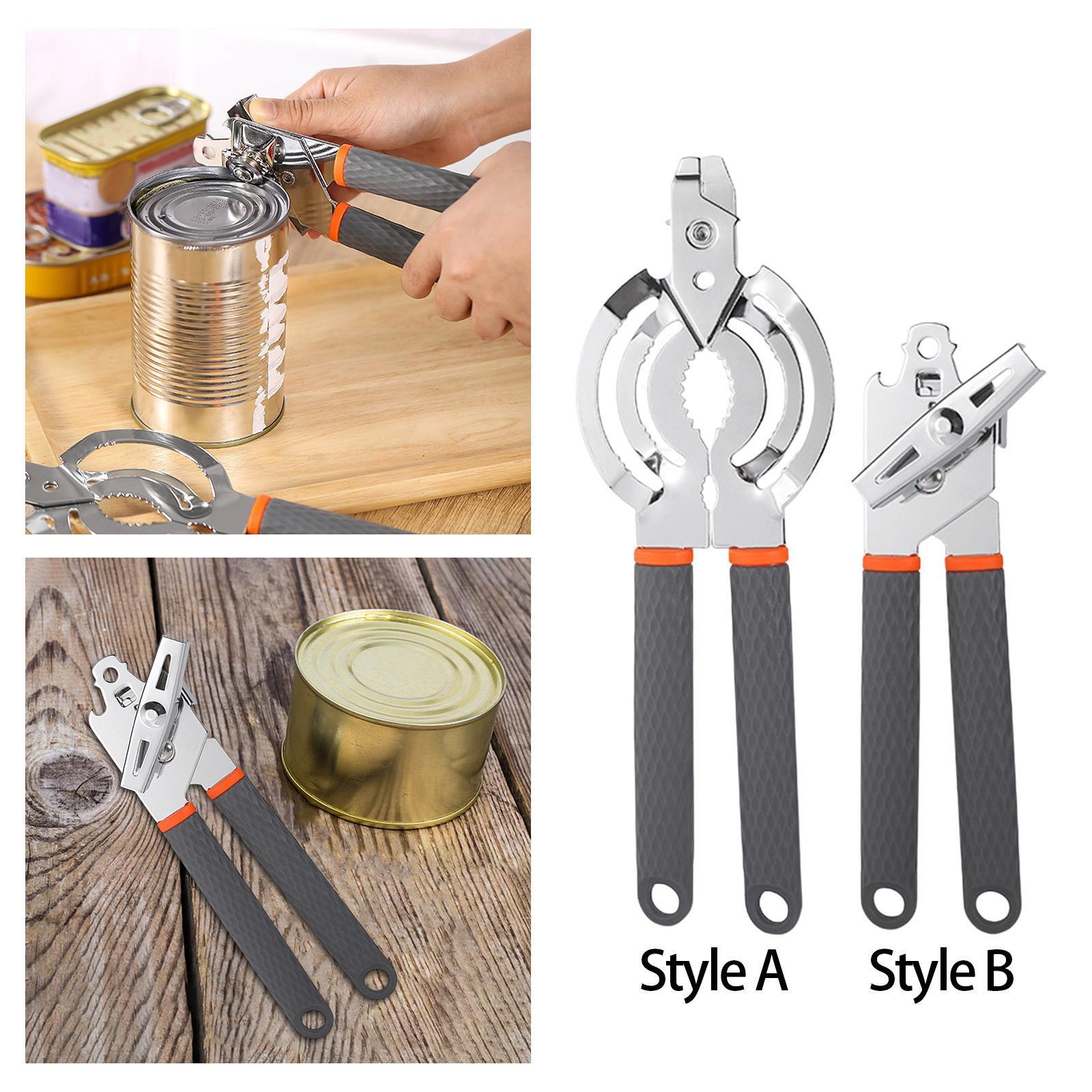 Multifunctional Can Opener Comfort Grip Kitchen Utensil Gadgets Compact Jar  for-image