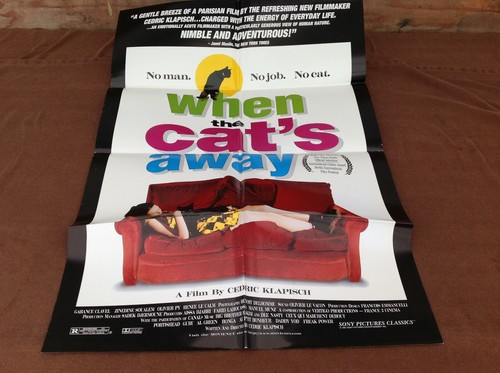 1997 When The Cat's Away Original Movie House Full Sheet Poster