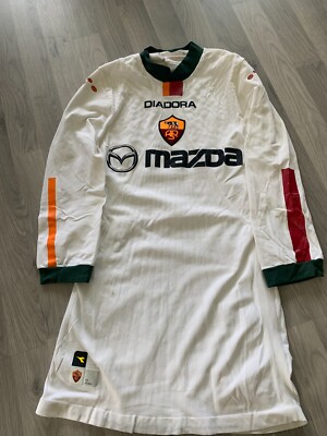 The LEGENDARY Champions League AS ROMA Jersey 2004-2005 WHITE (3/4