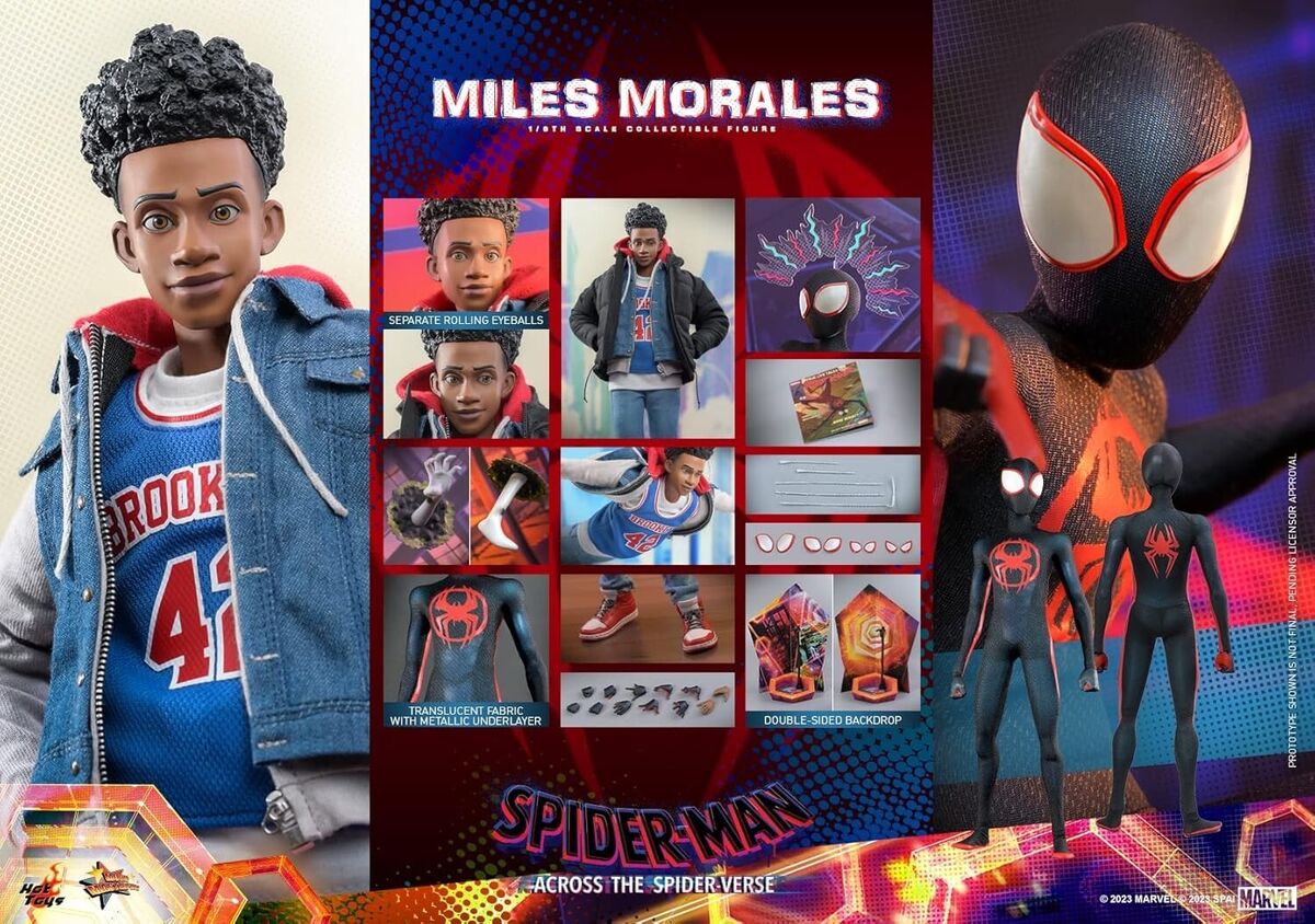 Hot Toys Movie Master Piece Spider-Man Across Figure MILES Hot Toys Movie Master Piece Spider-Man Across Figure MILES