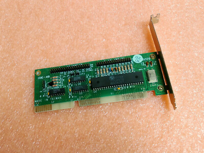 IDE-4B GINJET IDE FDD ISA Controller Card Karte ASIC FDC8973 PC-AT