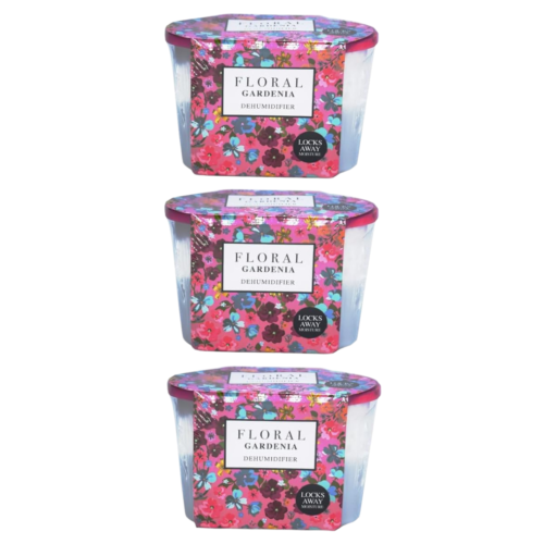 Floral Dehumidifier 500ml Interior Damp Trap Mould Moisture Mildew 1/3/6/12/pack - Picture 7 of 14