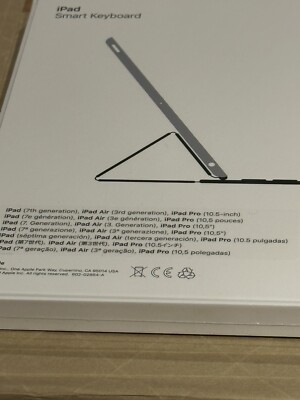 GENUINE APPLE SMART KEYBOARD IPAD 7TH/8TH/9TH GEN 10.2