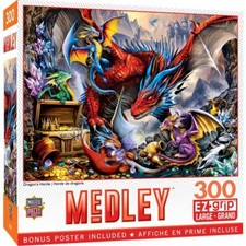 MasterPieces jigsaw puzzle; Dragon's Horde; 300 EZ-Grip pieces