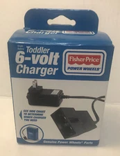 Fisher Price Power Wheels 6-Volt Battery Charger Toddler Blue P6829 6 Volt NEW