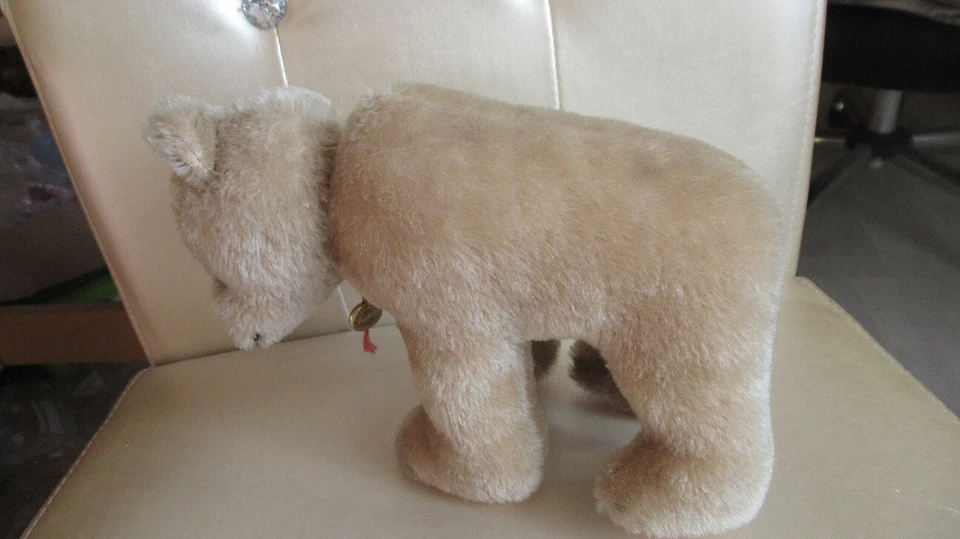 Teddy Hermann Teddy stehend mit Label - Bild 3 von 4