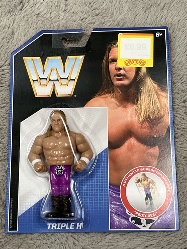 WWF / WWE MOC Triple H Retro New & Sealed Acti...