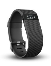 Fitbit Original Charge HR Wireless Heart Rate  Activity Wristband Black Large