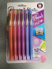 Paper Mate Special Edition Retro Flair Felt Tip Pens, 12pk