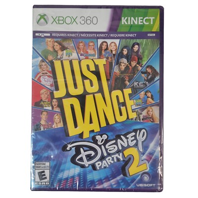 Just Dance: Disney Party 2 Microsoft Xbox 360 Brand New Factory Sealed NTSC