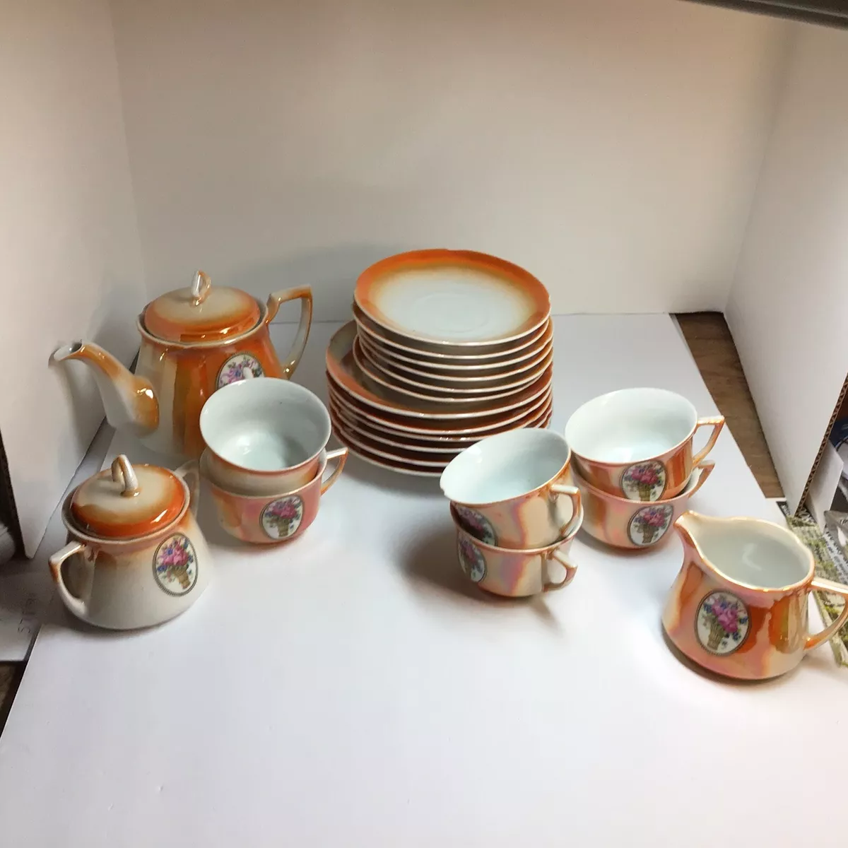 Antique teapot clearance set