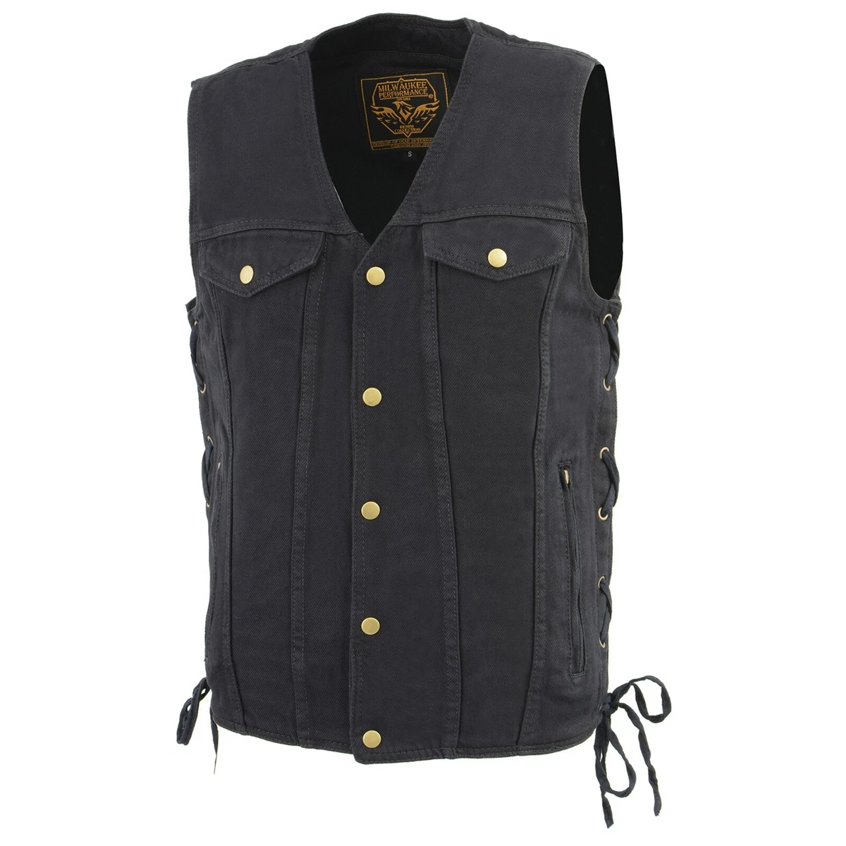 Milwaukee denim vest sale
