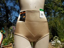 BALI TUMMY SOLUTIONS WOMEN'S SPANDEX NYLON GIRDLE BRIEF SISSY PANTIES 8710 L/G